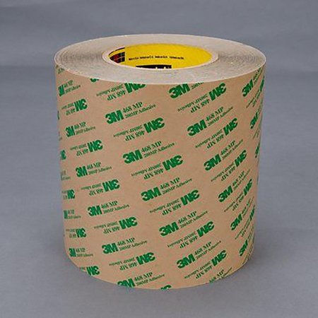 3M Adhesive Transfer Tape 468MP Clear, 12 in x 60 yd 5 mil 7000115503